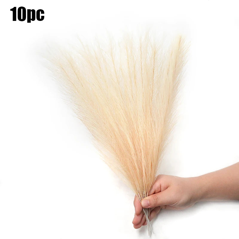 10pcs Artificial Pampas Grass Bouquet For Home Wedding Decoration - My Store