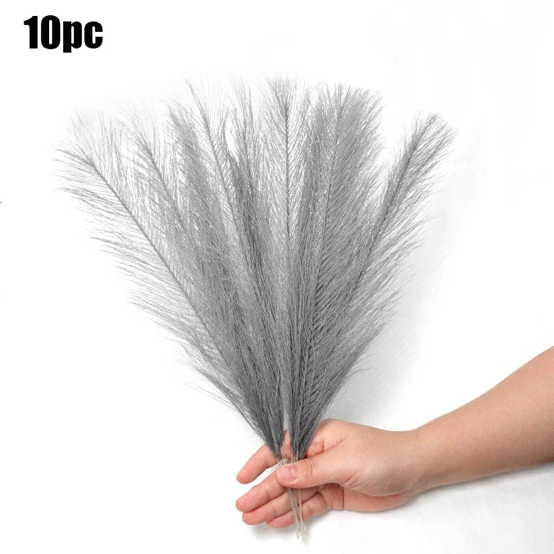 10pcs Artificial Pampas Grass Bouquet For Home Wedding Decoration - My Store