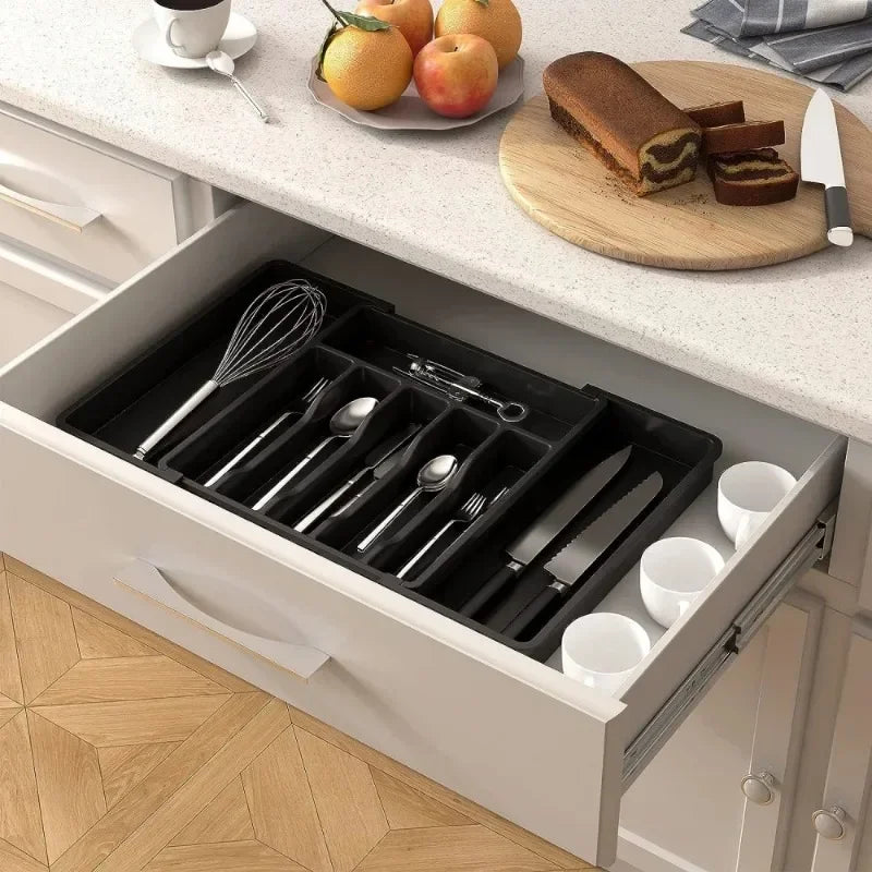 Expandable Silverware Utensil Tray Drawer Organizer for Kitchen - My Store