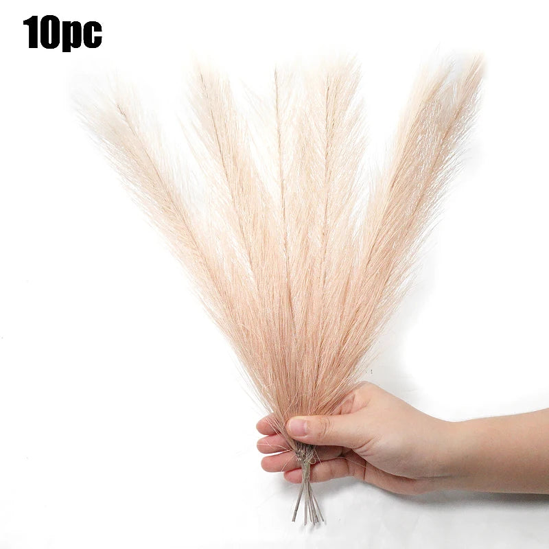 10pcs Artificial Pampas Grass Bouquet For Home Wedding Decoration - My Store