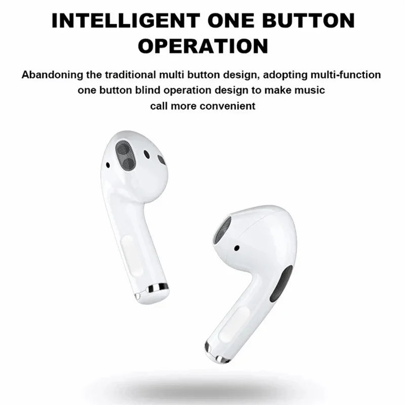 Pro 4 TWS Wireless Headphones Earphone Bluetooth-compatible 5.0 Waterproof Headset with Mic for Xiaomi iPhone Pro4 Earbuds - My Store