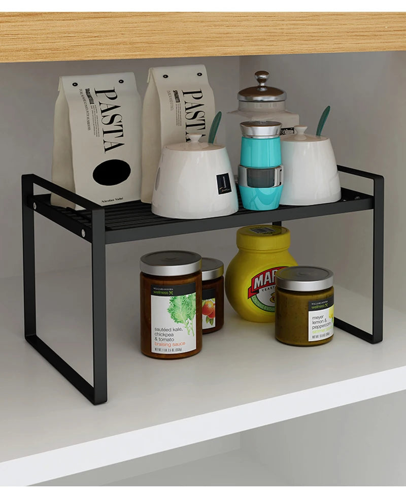 Kitchen Utensils Storage Rack Cabinet Plates Dishes Kitchenware Shelf Drainer Organizer - My Store