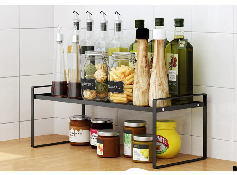 Kitchen Utensils Storage Rack Cabinet Plates Dishes Kitchenware Shelf Drainer Organizer - My Store