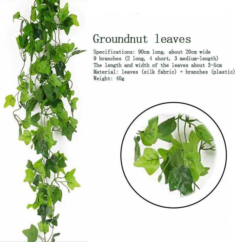 Artificial Plants Vines Wall Hanging Simulation Creeper - My Store