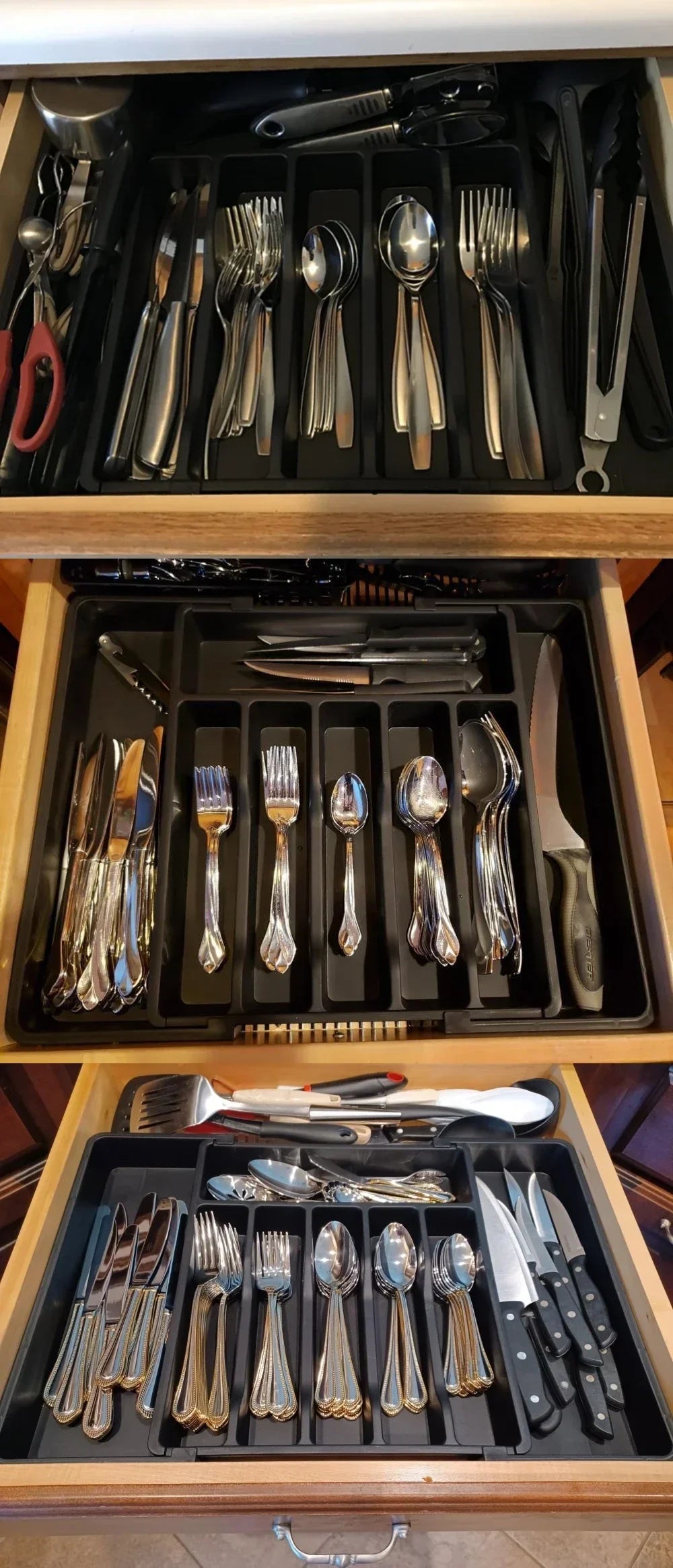 Expandable Silverware Utensil Tray Drawer Organizer for Kitchen - My Store